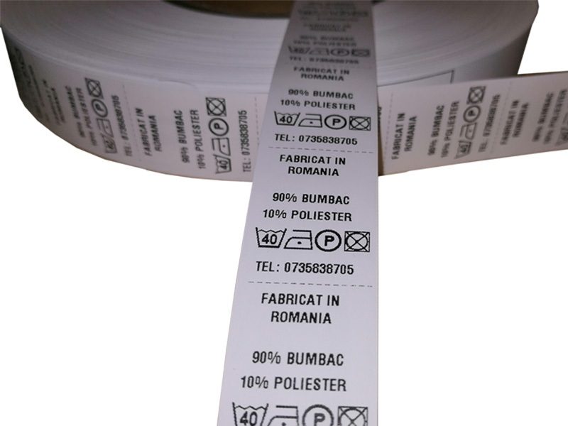 Role de etichete textile 25x40mm 1000 etichete - 1 rola orizontal