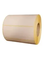 O poza cu o rola de etichete termice autoadezive de dimensiuni 100x40 mm, cu 1000 etichete. Etichetele sunt albe, cu un adeziv permanent.